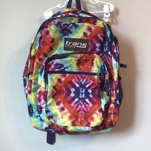 Jansport rainbow tie-dye backpack